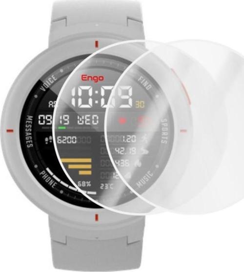 Amazfit Verge Saat Ekran Koruyucu Tam Kaplama Şeffaf TPU Film 2 Adet