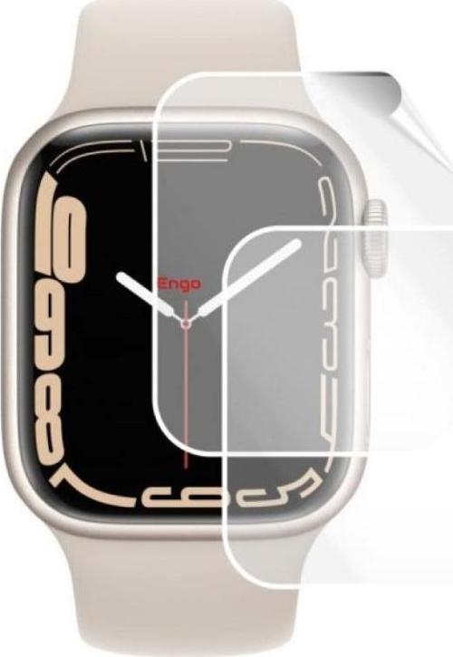 Apple Watch 7 41 MM Ekran Koruyucu Şeffaf Esnek TPU Film 2 Adet
