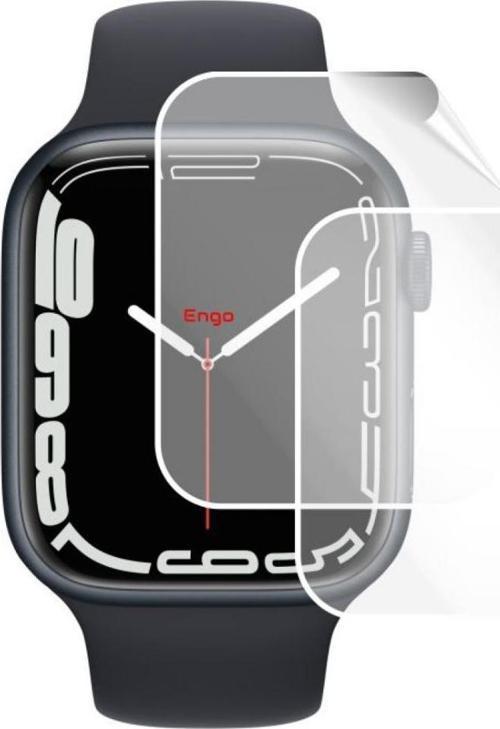 Apple Watch 7 45 MM Ekran Koruyucu Şeffaf Esnek TPU Film 2 Adet
