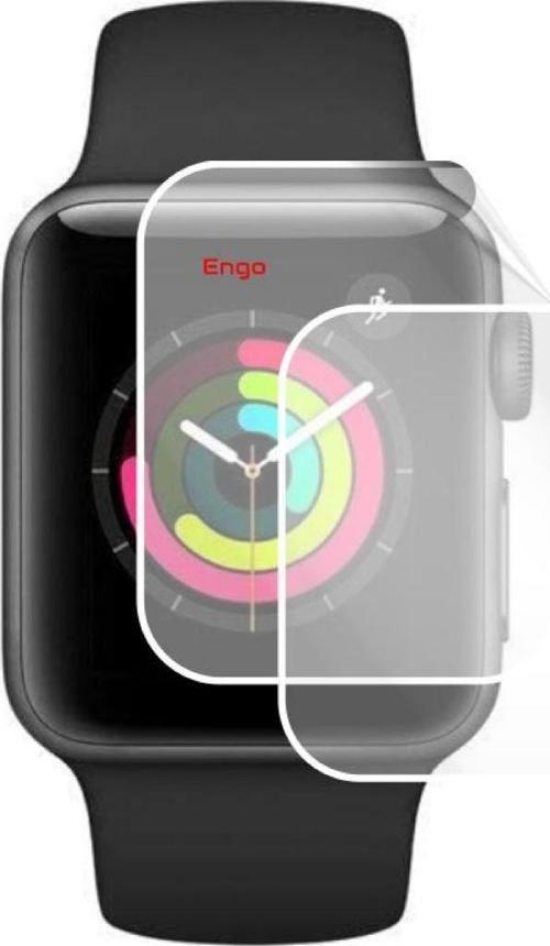 Apple Watch Series 3 42 MM Ekran Koruyucu Şeffaf TPU Film 2 Adet
