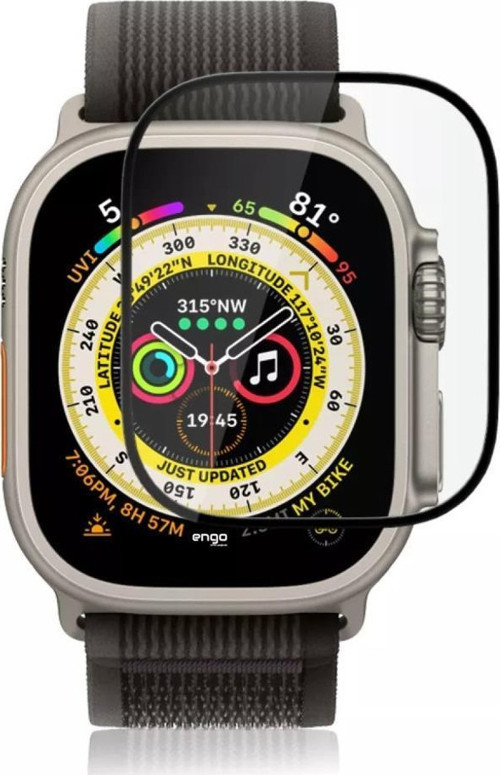 Apple Watch Ultra 49mm Ekran Koruyucu Flexible Esnek Temperli Cam