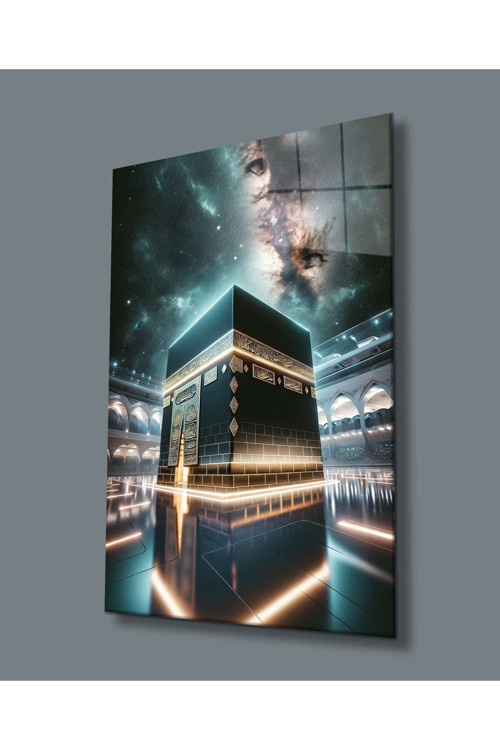 Kabe Modern Cam Tablo Yapay Zeka Hediyelik Büyük Tablo Ev Ofis Dekoru Büyük Tablo Ev Ofis Dekoru