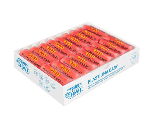 JOVI 370U 38GR YUMUŞAK OYUN HAMURU KIRMIZI - 18'Lİ