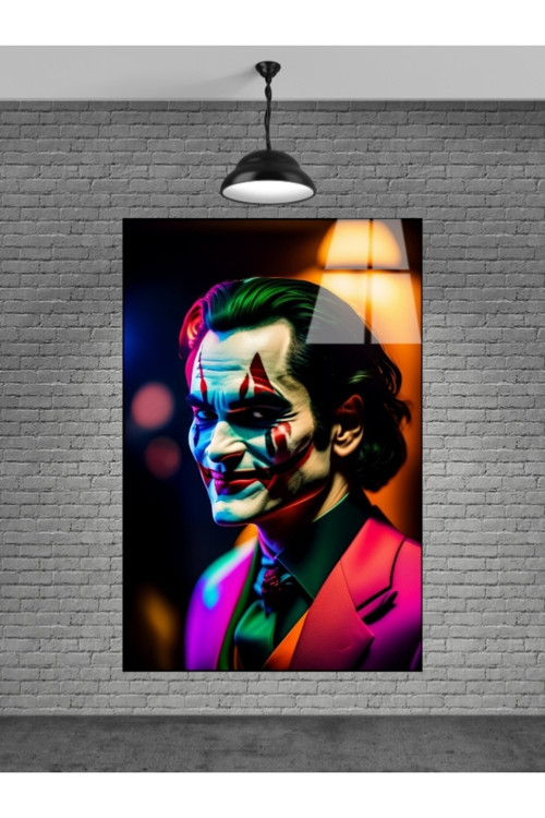 Joker Cam Tablo Ev Dekorasyon Balkon Dekorasyonu Dekoratif Duvar Tablo Mutfak Tablo