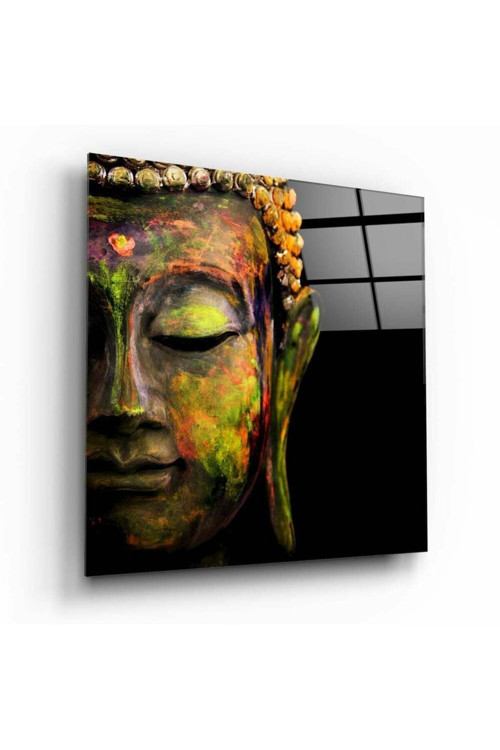 Buddha Cam Tablo | Hediyelik Dekoratif Ofis Mutfak