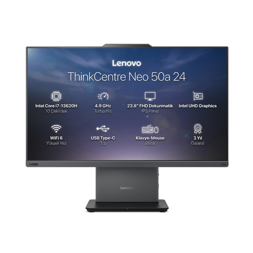ThinkCentre Neo 50A G5 Intel Core i7-13620H 32GB 512GB SSD 23.8" Touch W11P 12SCA0CNTR 009