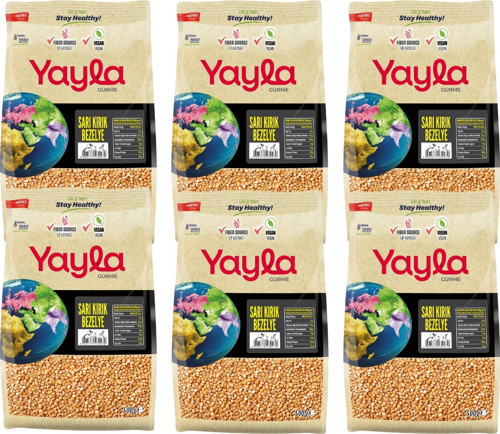 Gurme Sarı Kırık Bezelye 500 gr x6