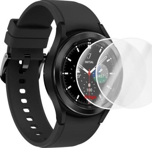 Samsung Galaxy Watch 4 46mm Ekran Koruyucu Şeffaf TPU Film 2 Adet