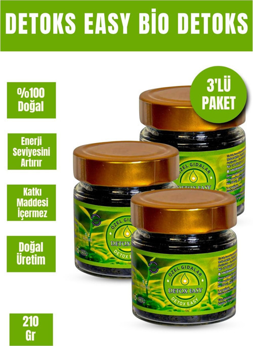 Bio Detoks Sos 210 Gr - 3'Lü Paket