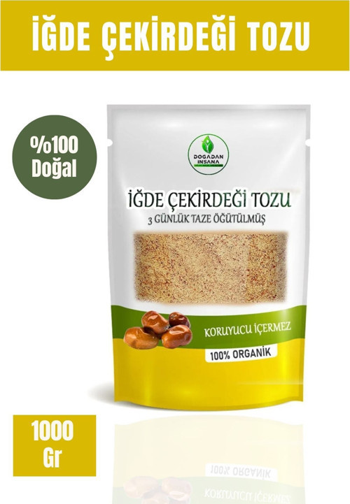 İğde Ve Çekirdeği Tozu (İğde Unu) % 100 Doğal Taze Öğütülür 1000 Gr
