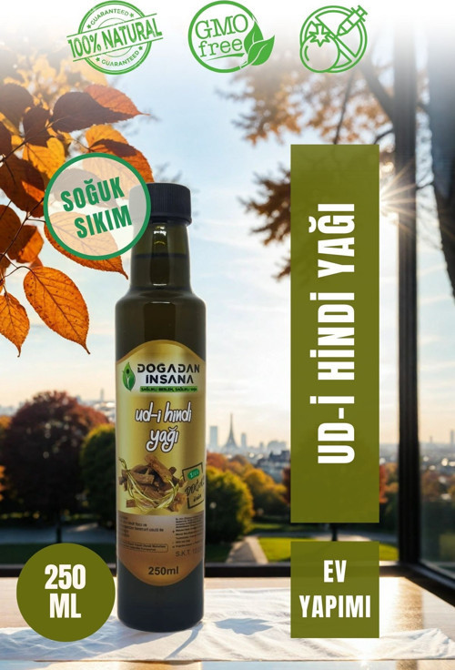 Udi Hindi Yağı %100 Saf Ve Doğal Kust-İ Hindi Costus Root Oil 250 Ml