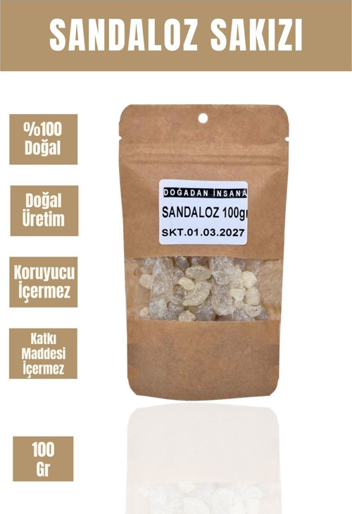 Sandaloz Sakızı / Sandaroz- Sandoloz (Katkısız ) 100 Gr