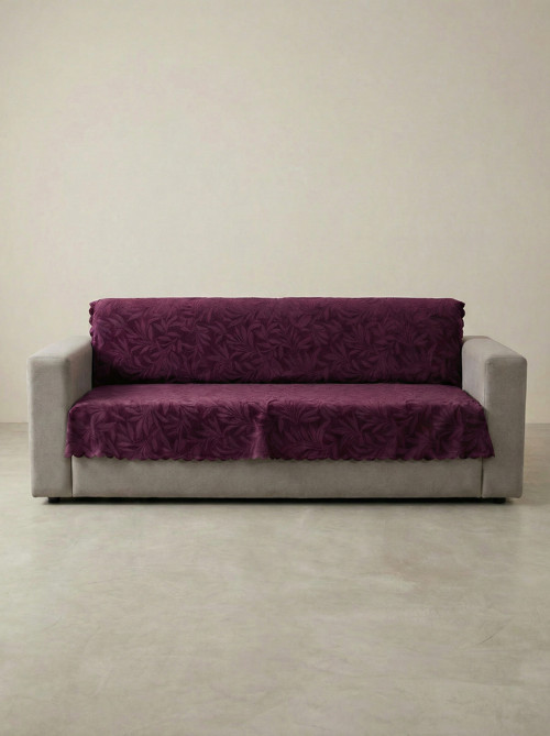 Kaymaz Tabanlı Tay Tüyü Çekyat, Koltuk, Kanepe Örtüsü(Pembe, Mor,Antrasit Renk)(175X210Cm)