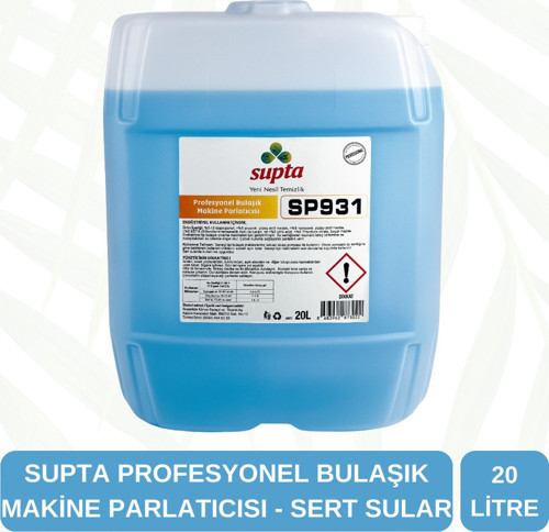 Profesyonel Bulaşık Makine Parlatıcısı - SERT SULAR 20 LT
