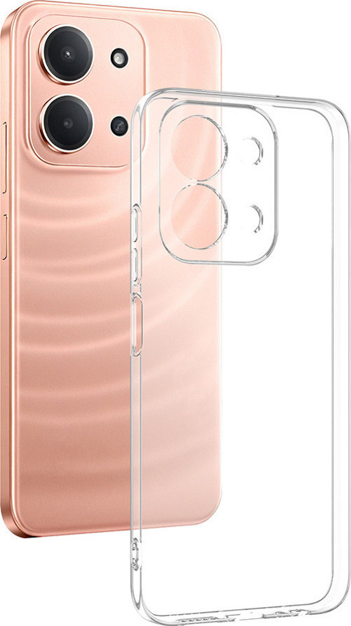 Xiaomi Redmi 15C Kılıf İnce ve Esnek Şeffaf Süper Silikon