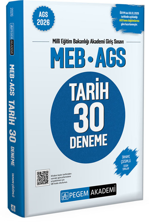 2026 MEB AGS Tarih 30 Deneme Tamamı Çözümlü
