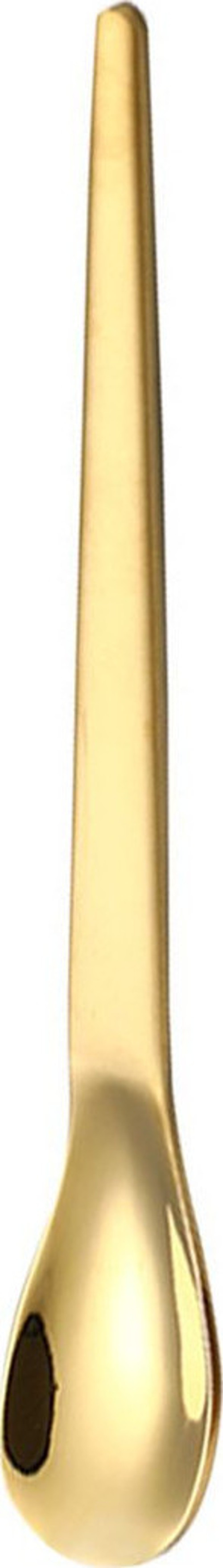 201 Çelik 12,5 cm Lüx Klasik Gold Çay ve Tatlı Kaşığı cin941sr