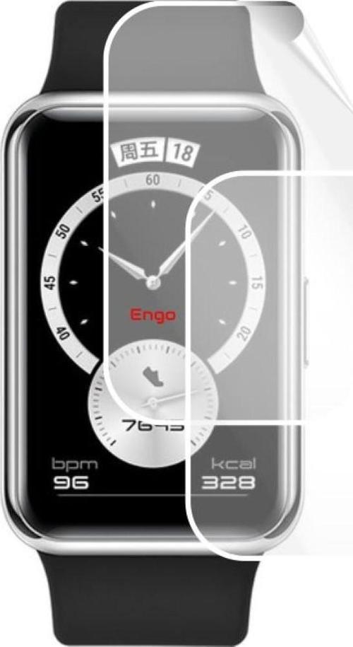 Huawei Watch Fit Elegant Ekran Koruyucu Şeffaf TPU Film 2 Adet