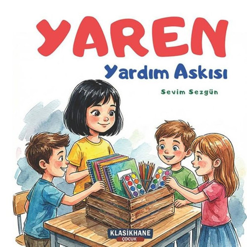 Yaren - Yardım Askısı Renkli Resimli 3 - 9 Yaş