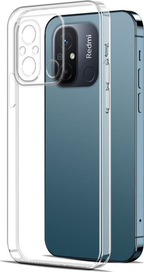 Redmi 12C Kılıf Klfs Süper Silikon Kapak - Renksiz