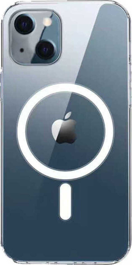 İphone 14 Plus Uyumlu Klfs Tacsafe Wireless Kılıf-Renksiz