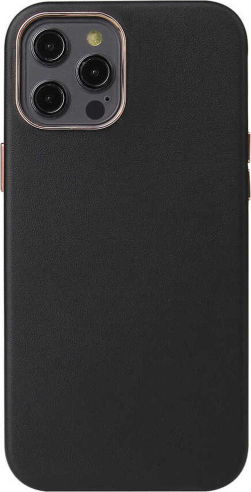 İphone 12 Pro Uyumlu Klfs Leathersafe Wireless Kılıf-Siyah