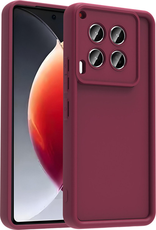Tecno Camon 30 Kılıf Kamera Korumalı Klfs Ananas Kapak - Mürdüm