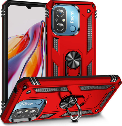 Redmi 12C Kılıf Klfs Vega Kapak - Kırmızı