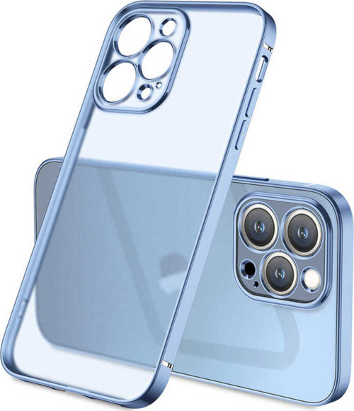 İphone 13 Pro Uyumlu Klfs Mat Gbox Kılıf-Mavi