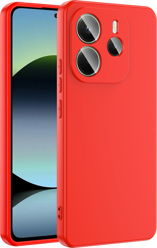 Redmi Note 14 4G Kılıf Klfs Mara Lansman Kapak - Kırmızı