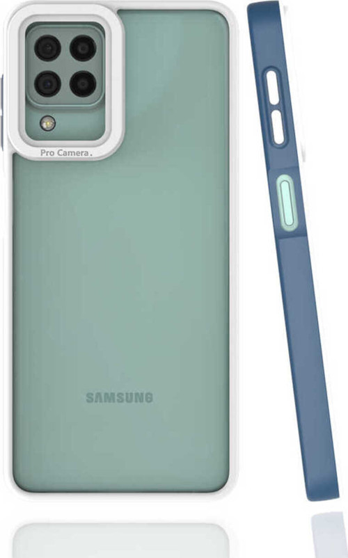 Galaxy M32 Kılıf Klfs Mima Kapak - Lacivert