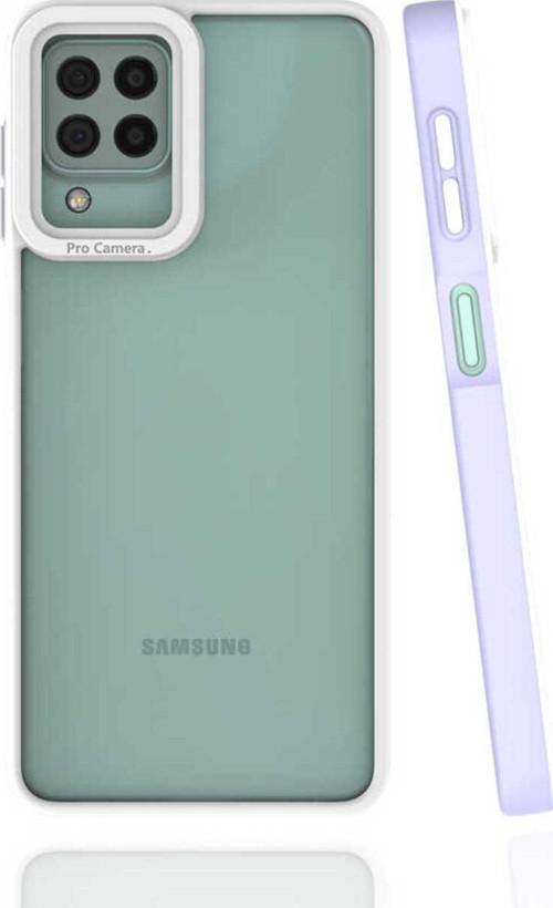 Galaxy M32 Kılıf Klfs Mima Kapak - Lila