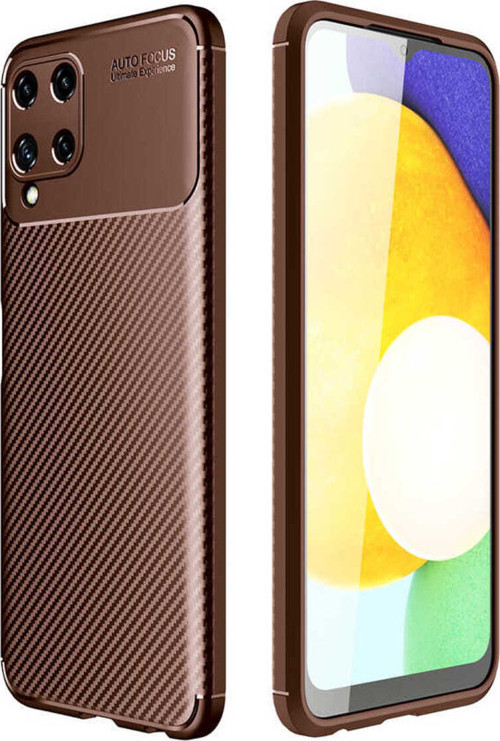 Galaxy M32 Kılıf Klfs Negro Silikon Kapak - Kahverengi