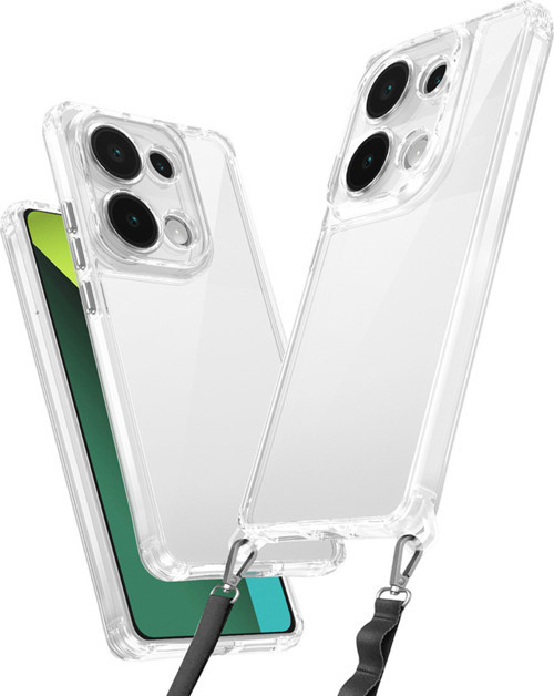 Xiaomi Redmi Note 13 Pro 4G Uyumlu Kılıf Airbagli Takılabilir Askı Aparatlı Klfs Snap Silikon Kapak-