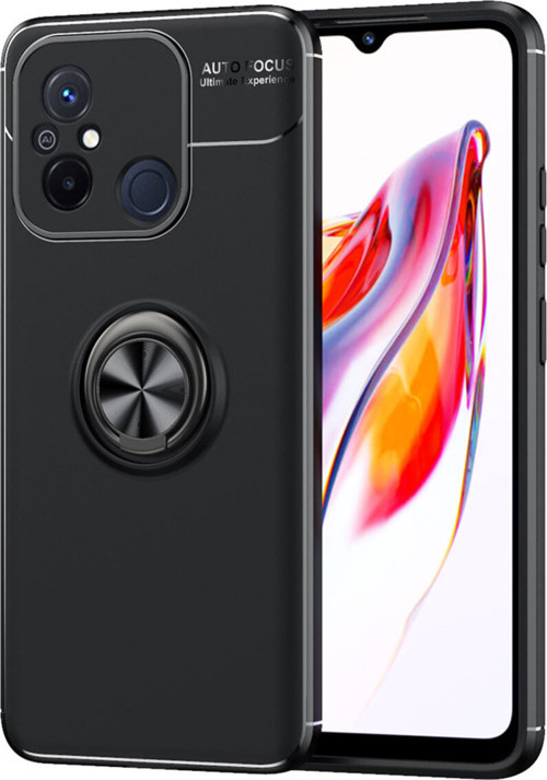 Redmi 12C Kılıf Klfs Ravel Silikon Kapak - Siyah