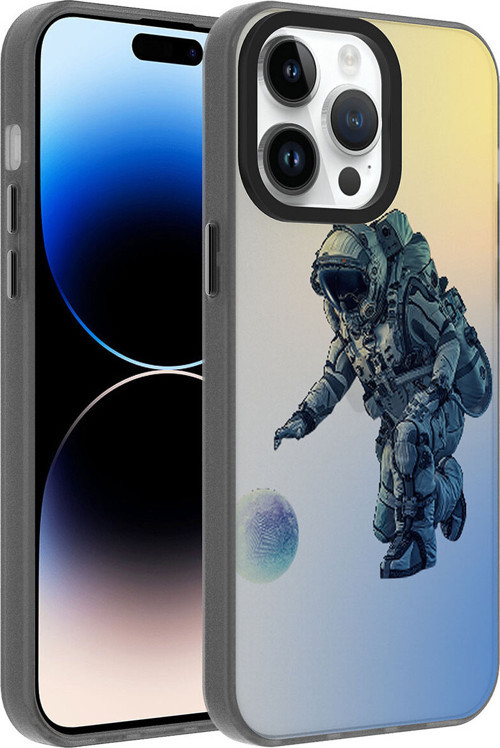 Apple İphone 14 Pro Max Kılıf Desenli Zore Dragon Sert Kapak