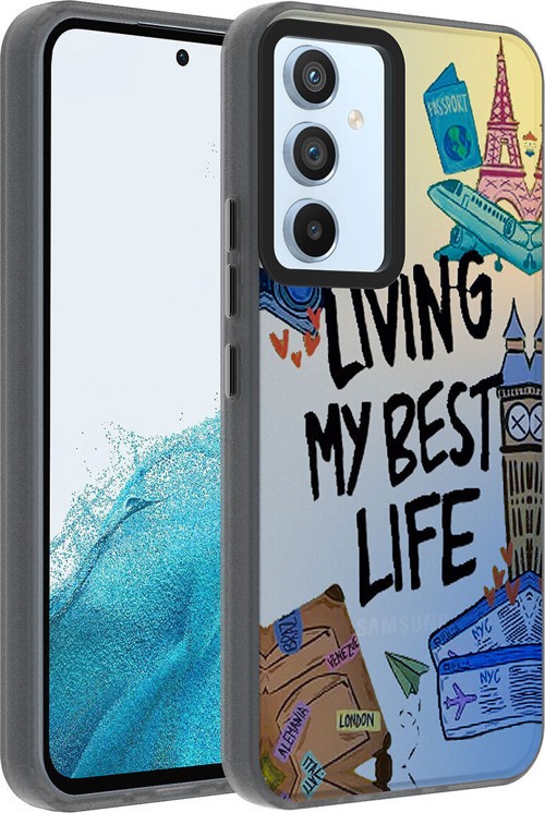Samsung Galaxy A14 Kılıf Desenli Zore Dragon Sert Kapak