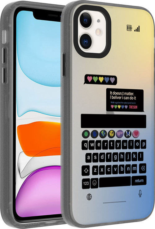 Apple İphone 11 Kılıf Desenli Zore Dragon Sert Kapak