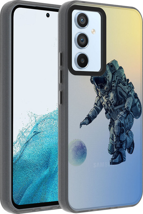 Galaxy A14 Uyumlu Kılıf Desenli Zore Dragon Sert Kapak