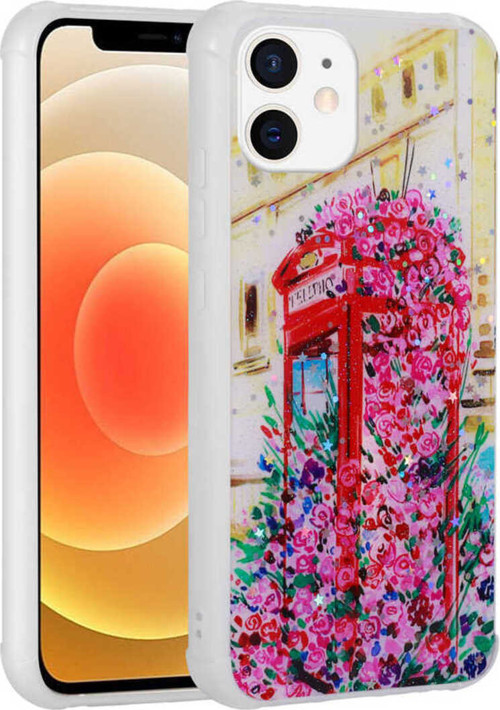 İphone 11 Uyumlu Simli Desenli Kamera Korumalı Parlak Klfs Popy Kılıf-Kulübe