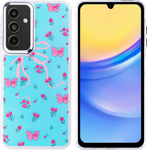 Galaxy A15 Kılıf Airbag Tasarımlı Klfs Hadra Kapak - Kelebek