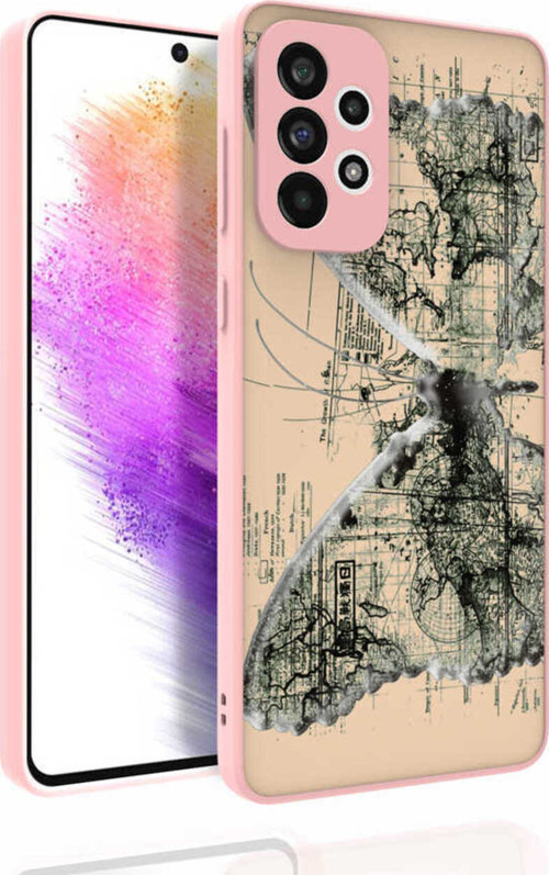 Galaxy A73 Kılıf Desenli Kamera Korumalı Parlak Klfs Nora Kapak - No4