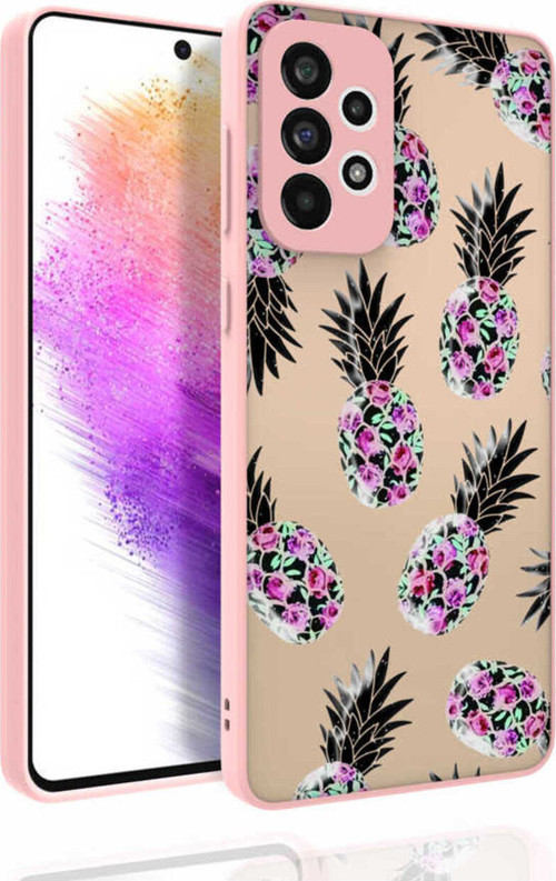 Galaxy A73 Kılıf Desenli Kamera Korumalı Parlak Klfs Nora Kapak - No1