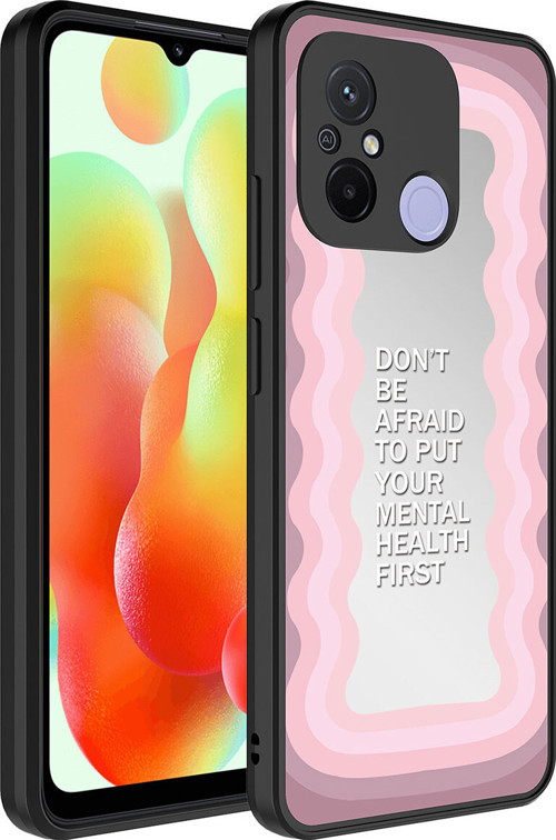 Redmi 12C Kılıf Aynalı Desenli Kamera Korumalı Parlak Klfs Mirror Kapak - Ayna