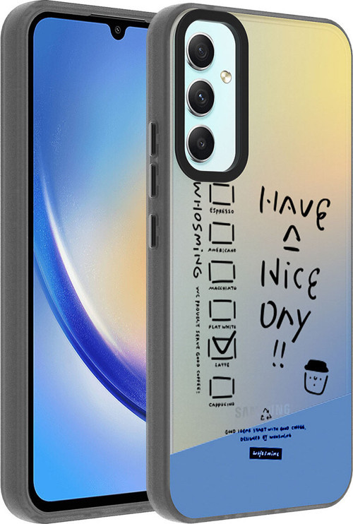 Samsung Galaxy A24 Kılıf Desenli Zore Dragon Sert Kapak