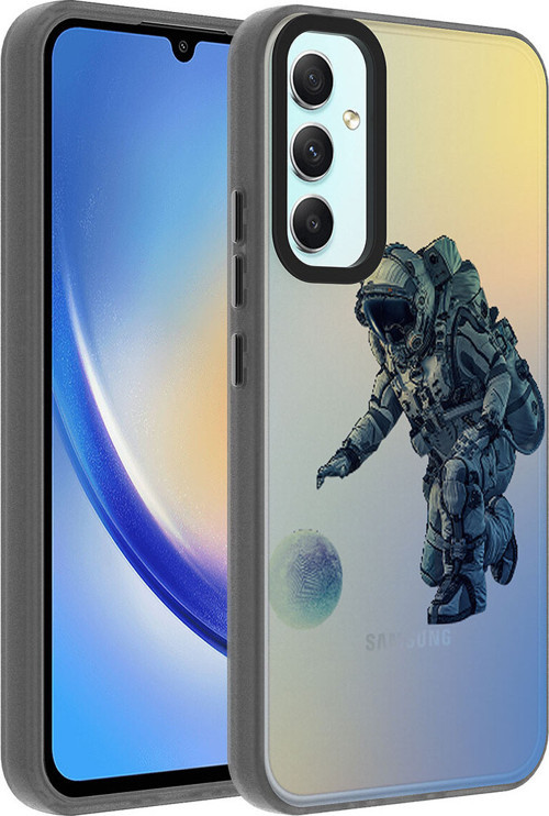 Samsung Galaxy A24 Kılıf Desenli Zore Dragon Sert Kapak