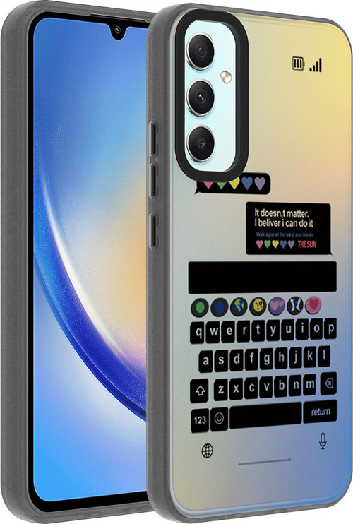 Samsung Galaxy A24 Kılıf Desenli Zore Dragon Sert Kapak