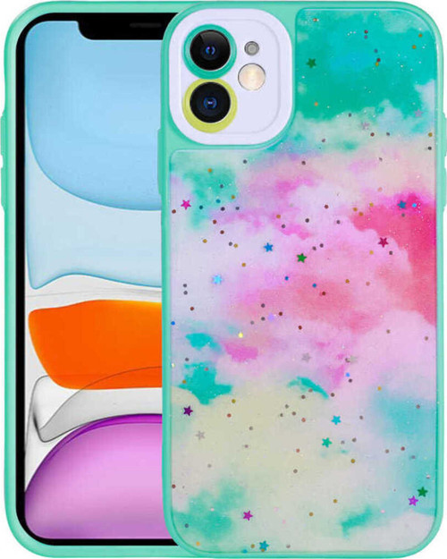 İphone 11 Uyumlu Kamera Korumalı Sert Desenli Klfs Pami Kılıf-No5