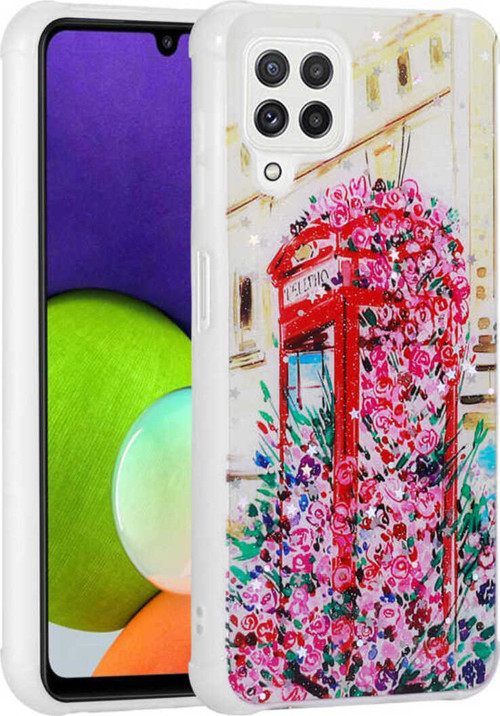 Galaxy M22 Kılıf Simli Desenli Kamera Korumalı Parlak Klfs Popy Kapak - Kulübe