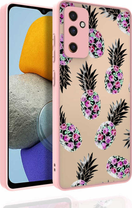 Galaxy M23 Kılıf Desenli Kamera Korumalı Parlak Klfs Nora Kapak - No1